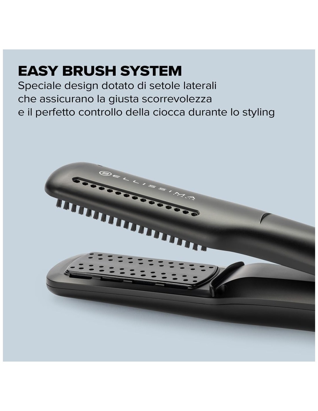 Bellissima Imetec AirSleek – Piastra Asciugacapelli 2 in 1