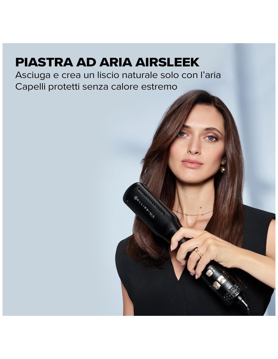 Bellissima Imetec AirSleek – Piastra Asciugacapelli 2 in 1