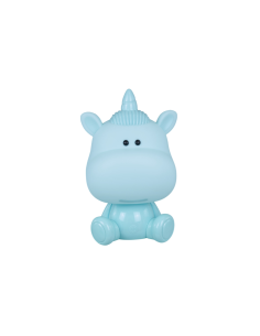 LAMPADA UNICORNO 1420010 CELESTE 19X19X30CM