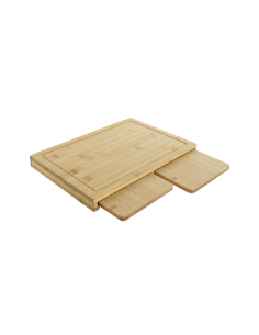 SET 3 TAGLIERI PC207693 BAMBOO 35X25CM  NATURALE
