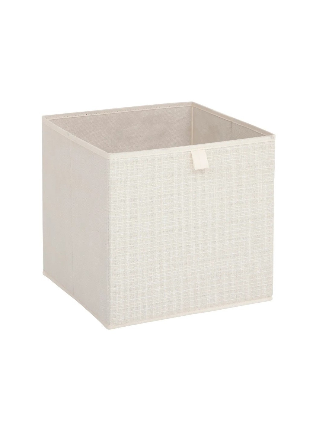 Contenitore Mix N Modul 31x31cm, tweed beige, organizer salvaspazio, portaoggetti per armadio, scaffale, casa, ufficio