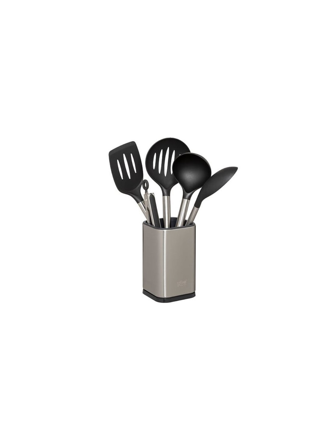SET 5 UTENSILI CUCINA 204660 INOX CON SUPPORTO