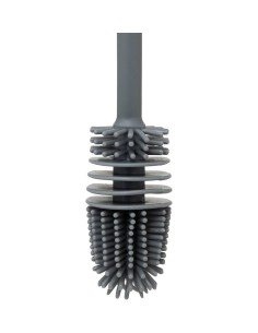 5five Spazzola in gomma grigia, spazzola lunga h33,5 cm, accessori per la casa, pulizia, utensile cucina, spazzola durevol 2