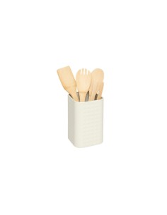 SET 4 UTENSILI 190133 BAMBOO CON SUPPORTO METALLO