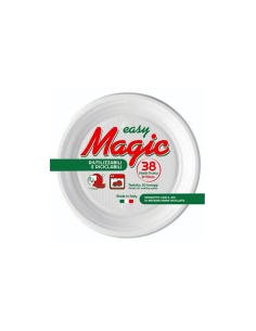 CONF 38 PIATTI FRUTTA BIANCHI RIUTILIZZABILI