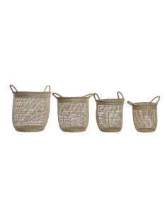 CESTA DC194929 3 MIS FIBRA NATURALE CON MANICI