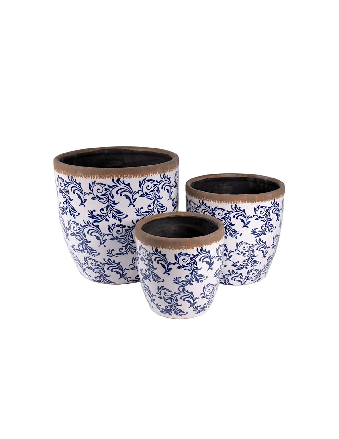CACHEPOT 140682 1 MIS CERAMICA BIANCO/BLU