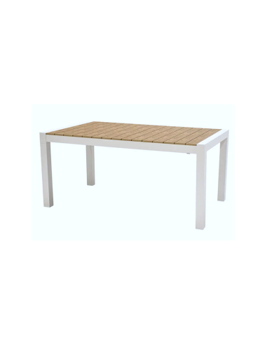 TAVOLO SANTORINI BIANCO 163/223X95CM ALLUNGABILE