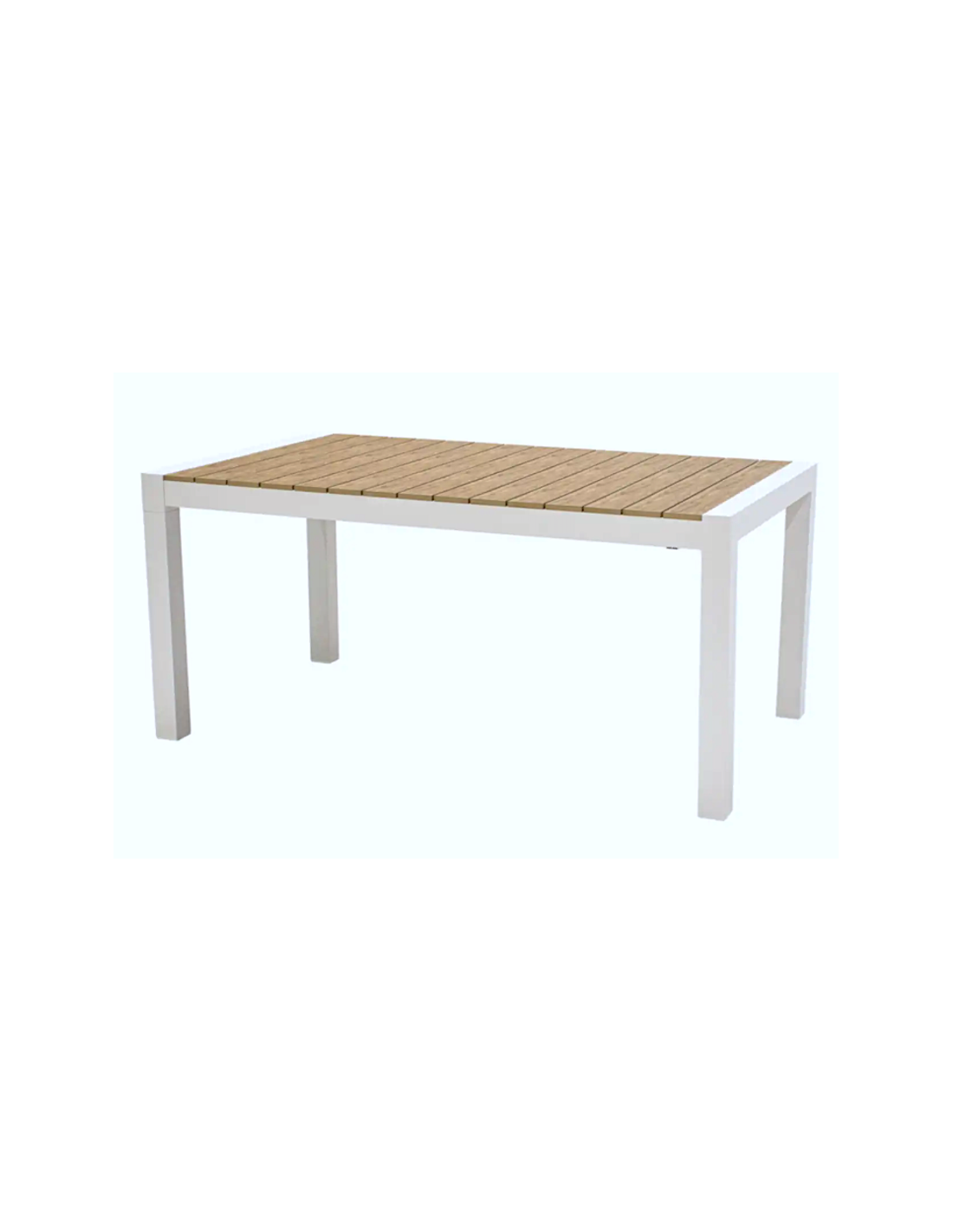 TAVOLO SANTORINI BIANCO 163/223X95CM ALLUNGABILE