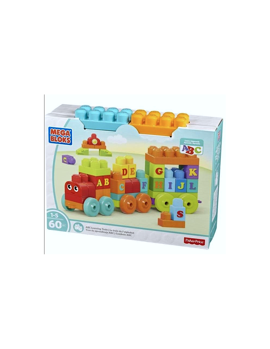 MEGA Bloks Trenino Impara l’Alfabeto – Playset Blocchi Educativi