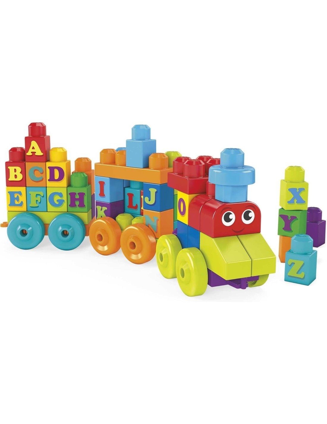 MEGA Bloks Trenino Impara l’Alfabeto – Playset Blocchi Educativi