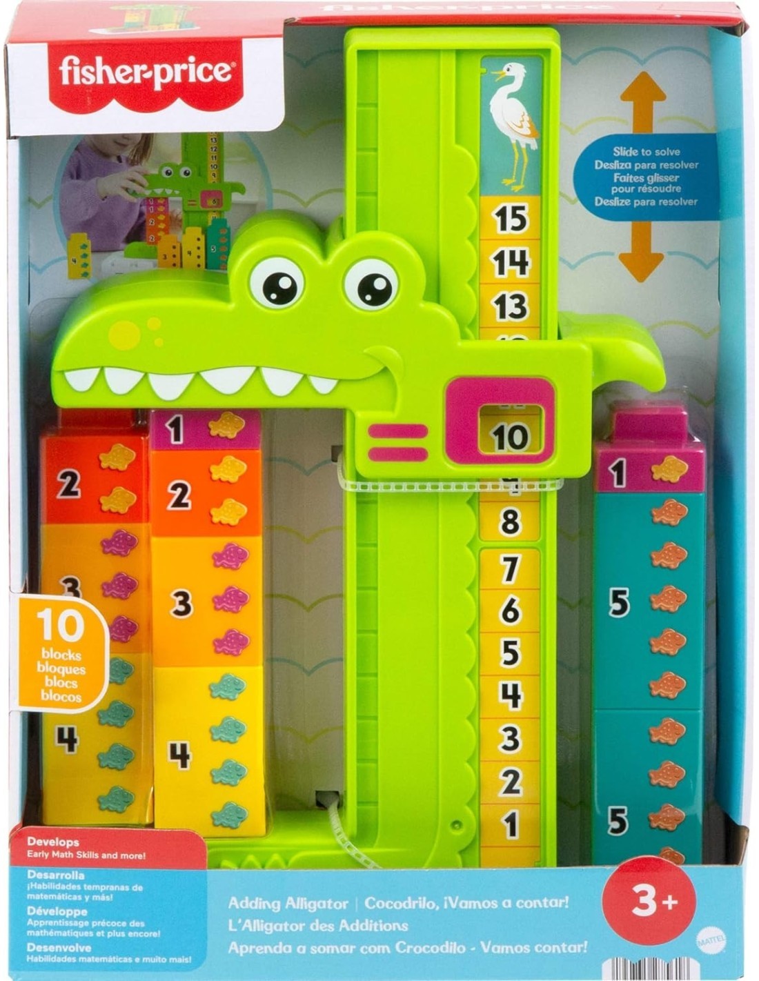 Fisher-Price Coccodrillo Conta e Somma