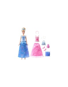 Cenerentola Disney Princess 2 Storie in 1 con 2 Look Completi e 9 Accessori