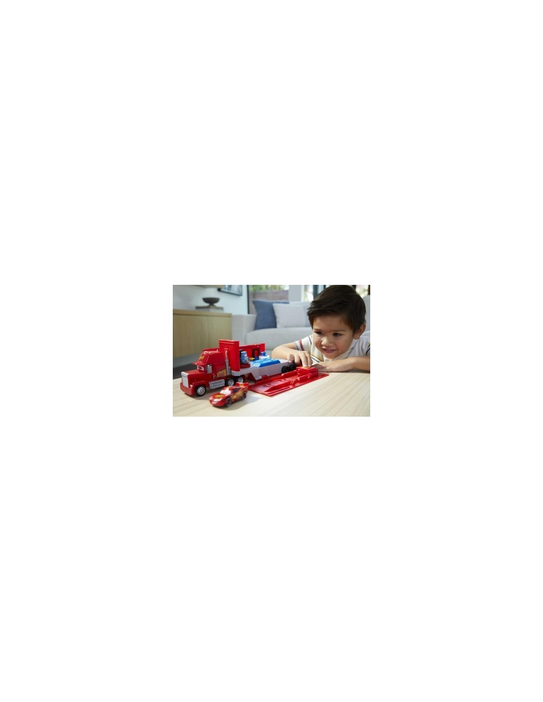 Mattel Disney Pixar Cars Mack Trasformabile 2 in 1 Camion e Officina