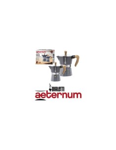 Set Caffettiera Aeternum Bialetti Bis Elegance Wood 1 Tazza + 3 Tazze 2