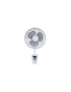 Ventilatore Nataluna con Pinza, 2in1, 15 cm, 15W, Bianco, Grigio, Compatto, Silenzioso