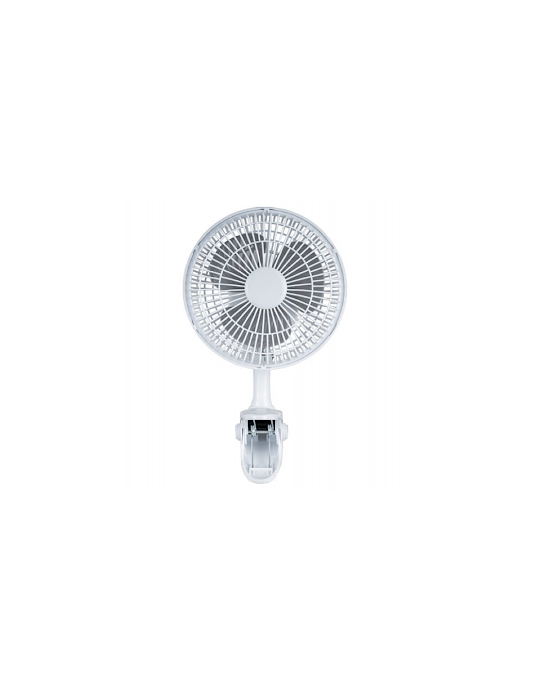 Ventilatore Nataluna con Pinza, 2in1, 15 cm, 15W, Bianco, Grigio, Compatto, Silenzioso