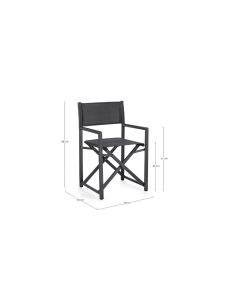 SEDIA REGISTA TAYLOR ANTRACITE/GRIGIO