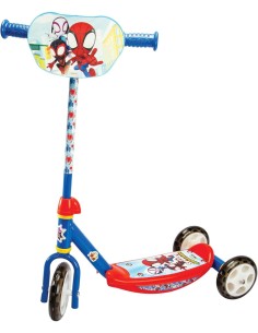 SMOBY, MONOPATTINO SPIDEY, 3 RUOTE, MANUBRIO REGOLABILE, PEDANA ANTISCIVOLO, BAMBINI 3+