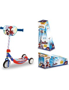 SMOBY, MONOPATTINO SPIDEY, 3 RUOTE, MANUBRIO REGOLABILE, PEDANA ANTISCIVOLO, BAMBINI 3+ 2