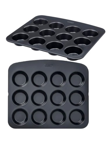 PYREX STAMPO 12 MUFFIN 7CM METALLO ANTIADERENTE
