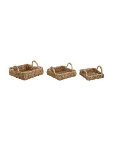 VASSOIO BD217460 2 MIS FIBRA/LEGNO NATURALE