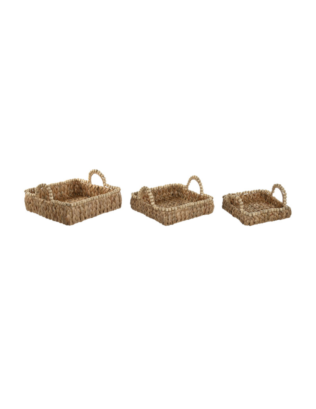 VASSOIO BD217460 2 MIS FIBRA/LEGNO NATURALE