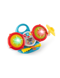 Chicco La Mia Prima Batteria – Gioco Musicale con Luci, Suoni e Modalità Interattive
