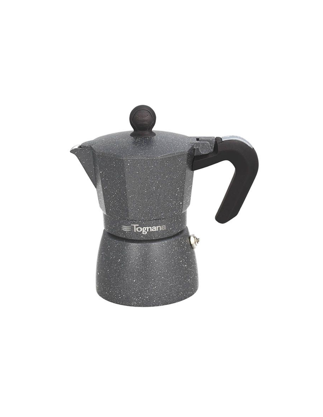 Tognana Mythos Caffettiera Moka 3 Tazze in Alluminio