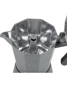 Tognana Mythos Caffettiera Moka 6 Tazze in Alluminio nero