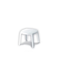 TAVOLO BABY OSCAR IN RESINA BIANCO 53X48X45CM DIMAPLAST 2000