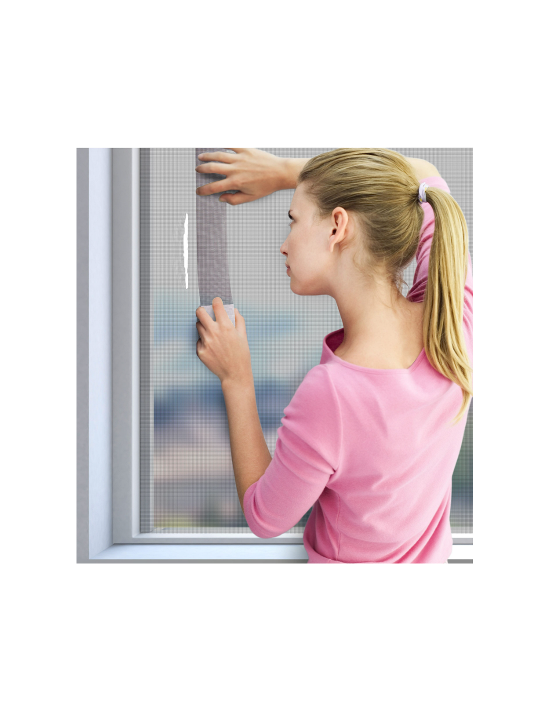 NASTRO ADESIVO RIPARA ZANZARIERE 5MTX50MM GRIGIO