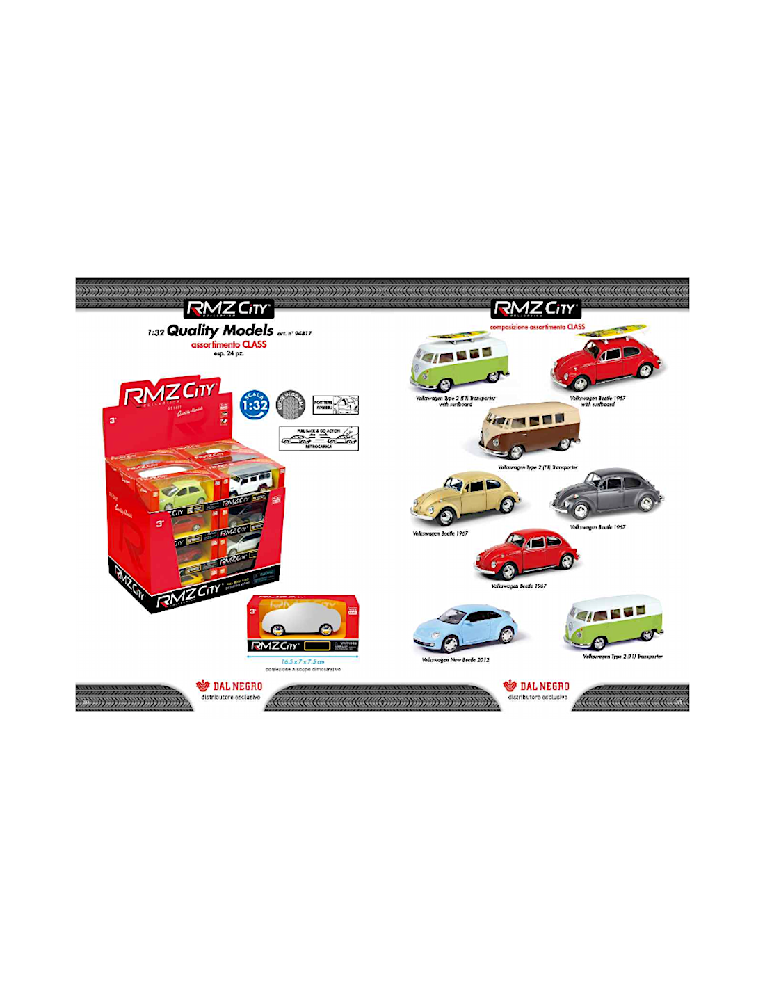 AUTOMODELLO 094817 VOLKSWAGEN 1:32 ASSORTITO