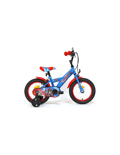 Bici 14", Boy T-Rex, con Rotelline Stabilizzatrici, Telaio in Acciaio, Ruote a Raggi, Monovelocità