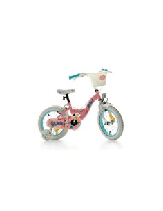Bici 14", Jade, con Rotelline Stabilizzatrici, Telaio in Acciaio, Ruote a Raggi, Monovelocità