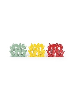 PORTATOVAGLIOLI 43760 METALLO 14X11CM ASSORTITO
