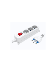 MULTIPRESA 3P SCHUKO BIPASSO 16A