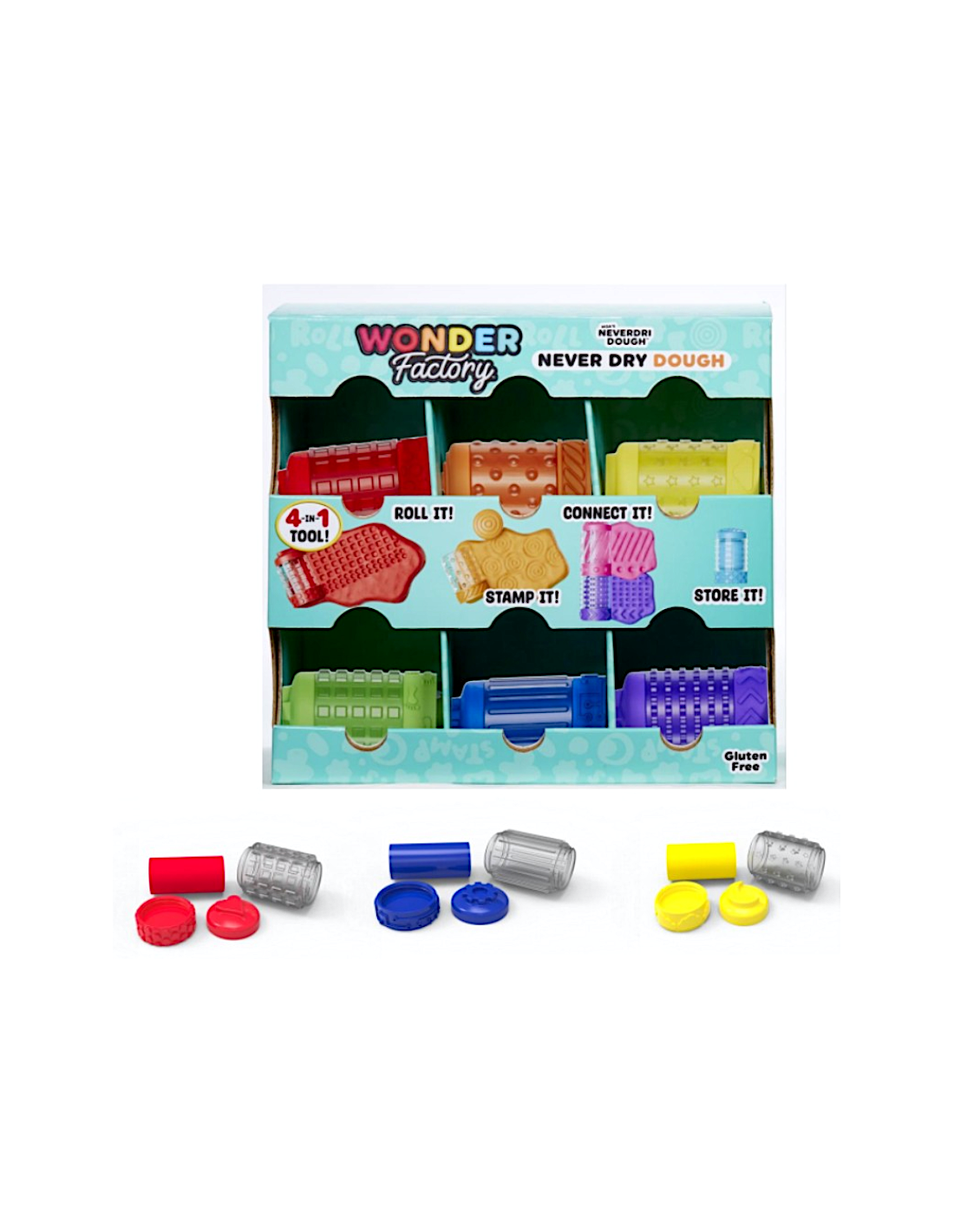 WONDER FACTORY 595120 PASTA MODELLABILE ASSORTITO