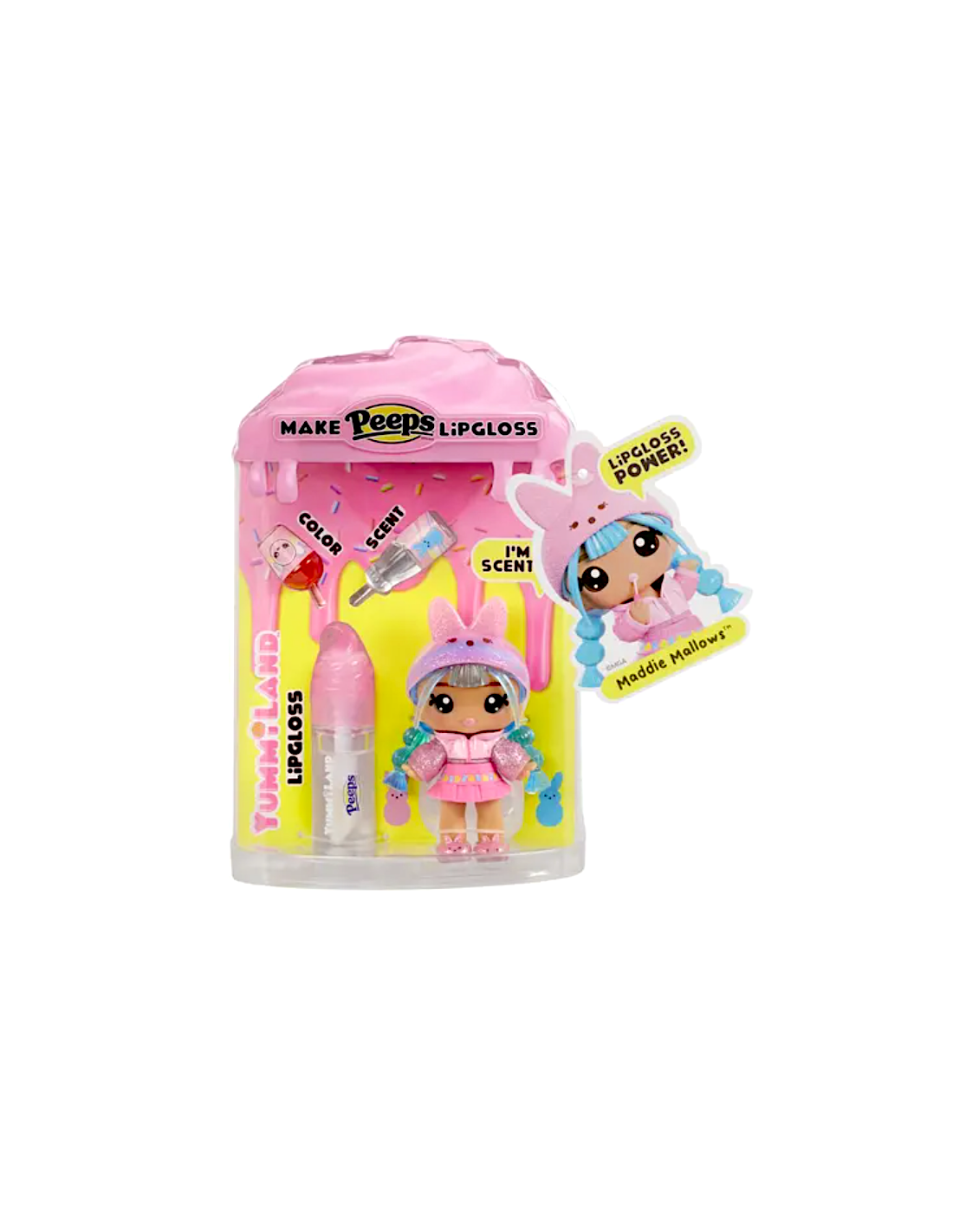 YUMMILAND 528623 PEEPS BAMBOLA CON LUCIDALABBRA ASSORTITO