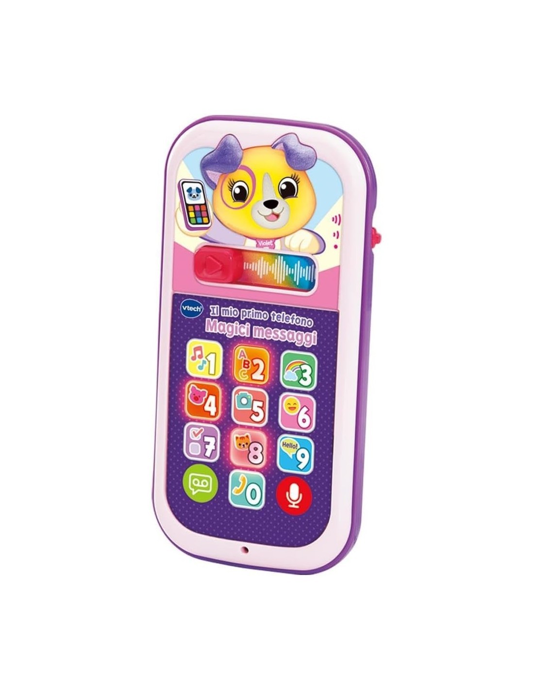 VTech Il Mio Primo Telefono - Magici Messaggi Rosa, Gioco Interattivo 9-36 Mesi