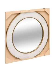 Atmosphera – Specchio rotondo Alisha bianco Ø74 cm