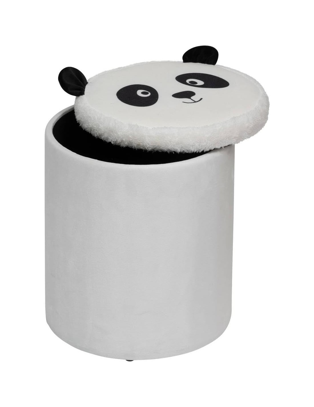 Pouf-coffre pieghevole per bambini Panda "Andy" 30x36 cm