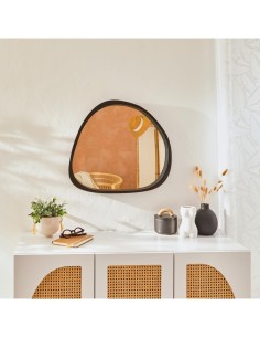 Atmosphera – Specchio Wayne nero 63x57 cm 2