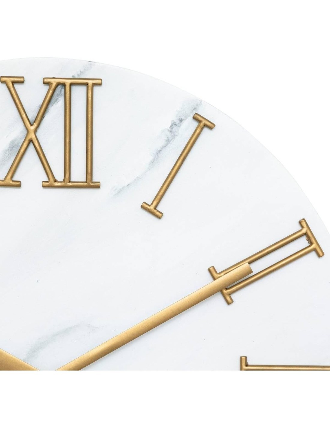 Atmosphera – Orologio da parete Alisha in metallo effetto marmo, D. 56 cm