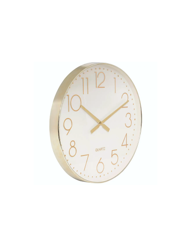 Atmosphera – Orologio da parete Laure in plastica oro, D. 51 cm