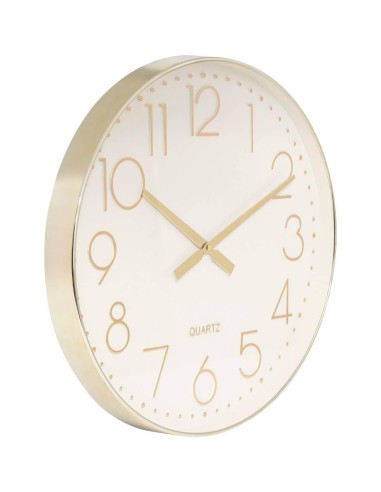 Atmosphera – Orologio da parete Laure in plastica oro, D. 51 cm