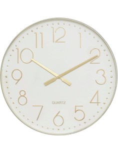 Atmosphera – Orologio da parete Laure in plastica oro, D. 51 cm