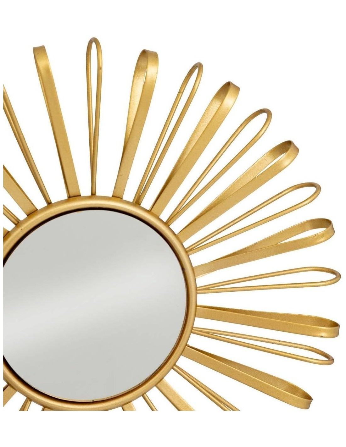 Atmosphera – Set di 3 specchi Warren oro Ø24,5 cm