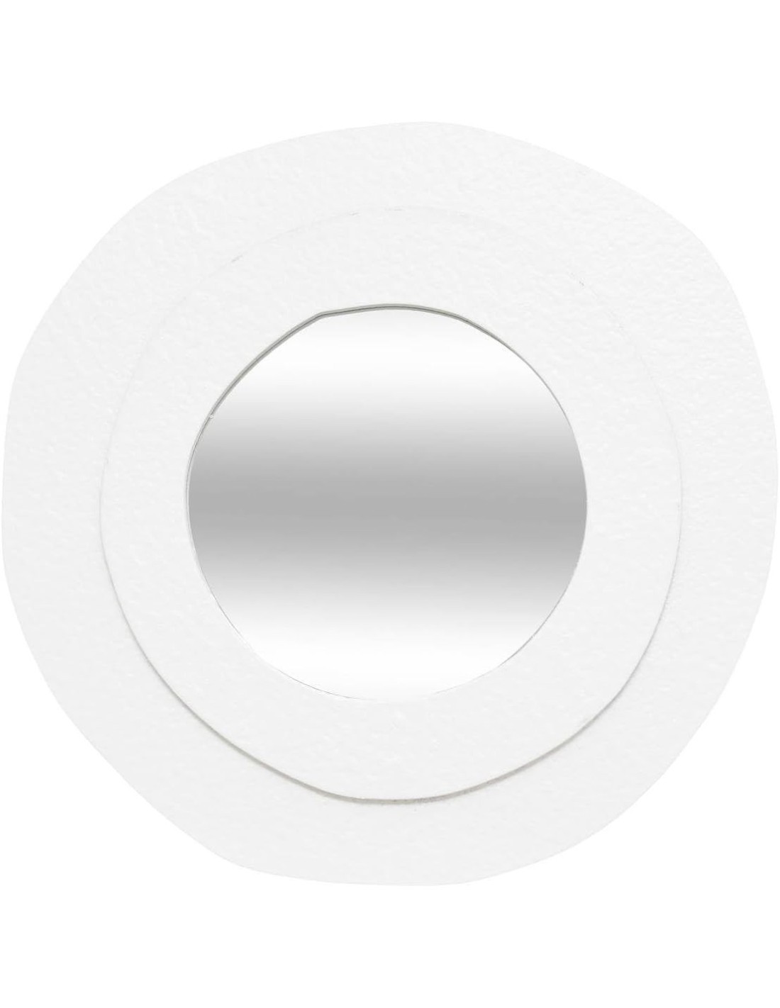 Atmosphera – Set di 3 specchi Emily bianchi Ø25 cm