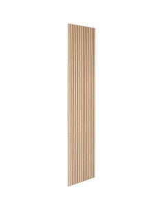 Pannello decorativo da parete Colva, legno chiaro rovere, 240x60 cm, moderno, design verticale, marca Atmosphera